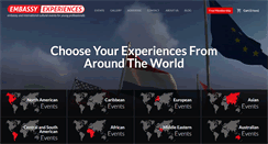 Desktop Screenshot of embassyexperiences.com